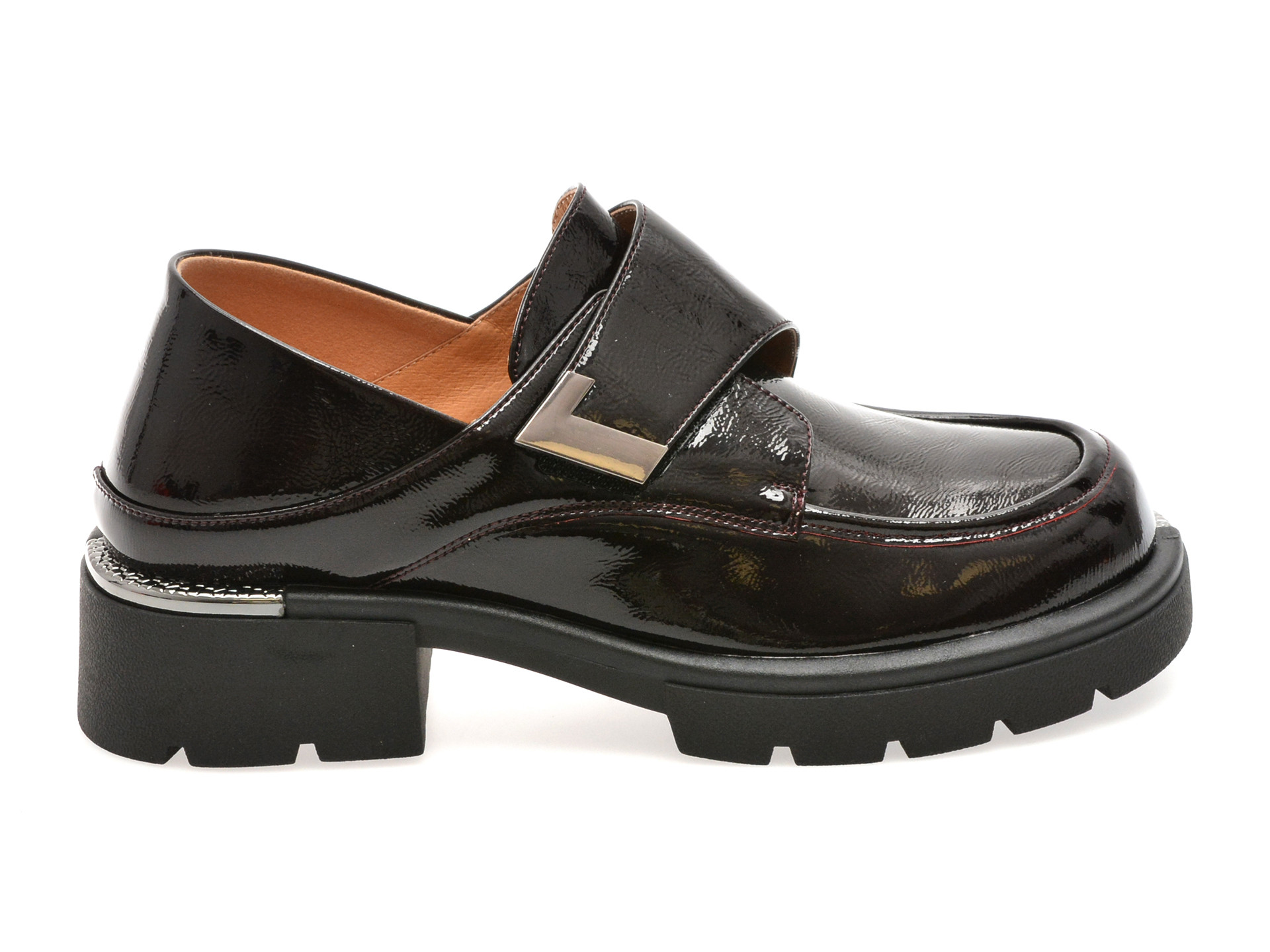 Pantofi GRYXX visinii, M304, din piele naturala lacuita