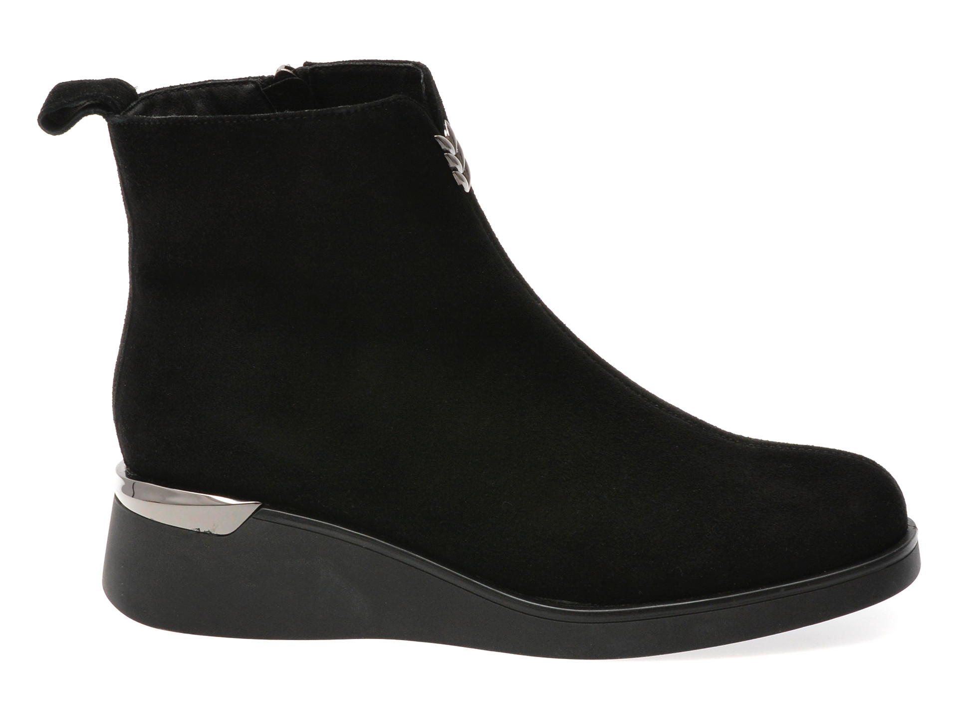 Ghete GRYXX negre, DX01352, din piele intoarsa