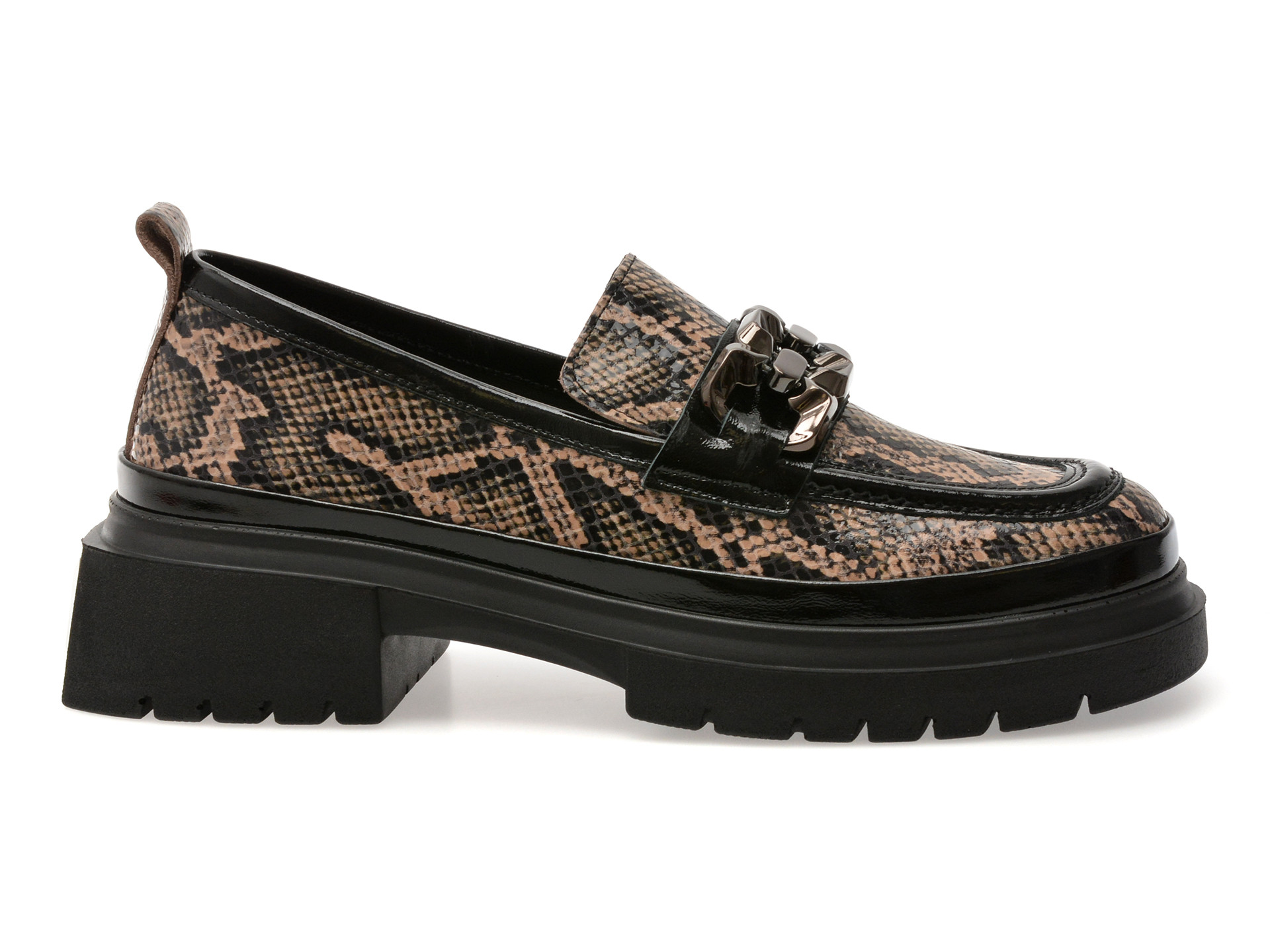 Mocasini GRYXX bej, 386457, din piele naturala lacuita