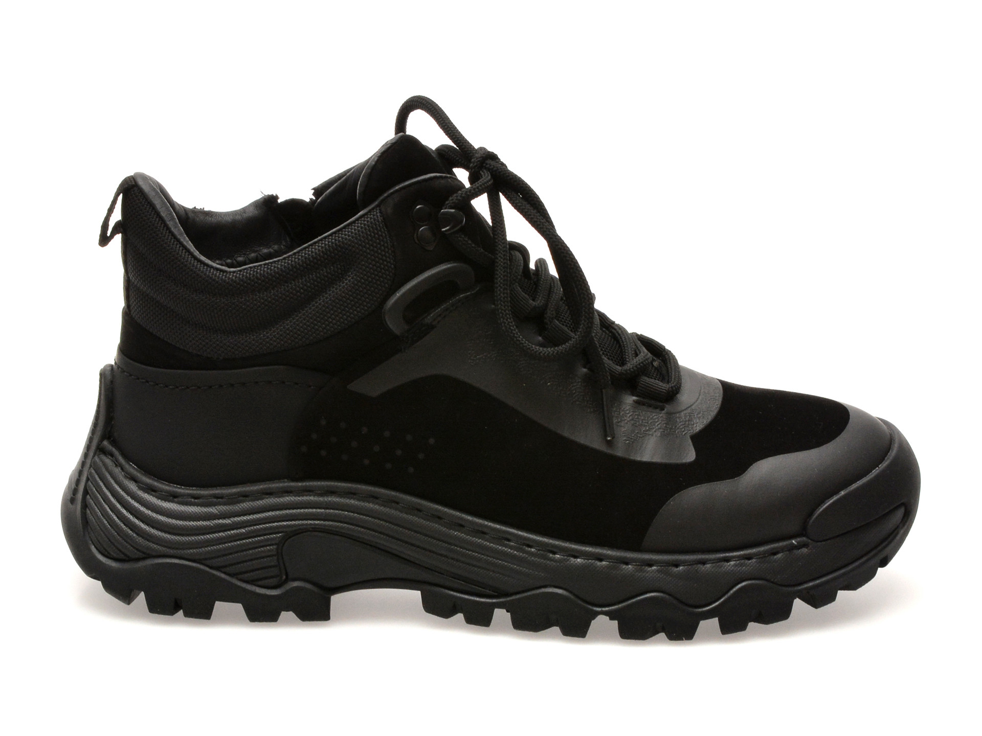 Ghete GRYXX negre, LN25, din piele naturala