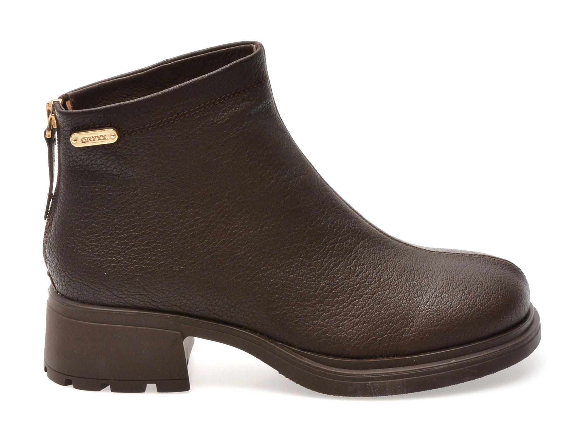 Ghete GRYXX maro, 248025, din piele naturala