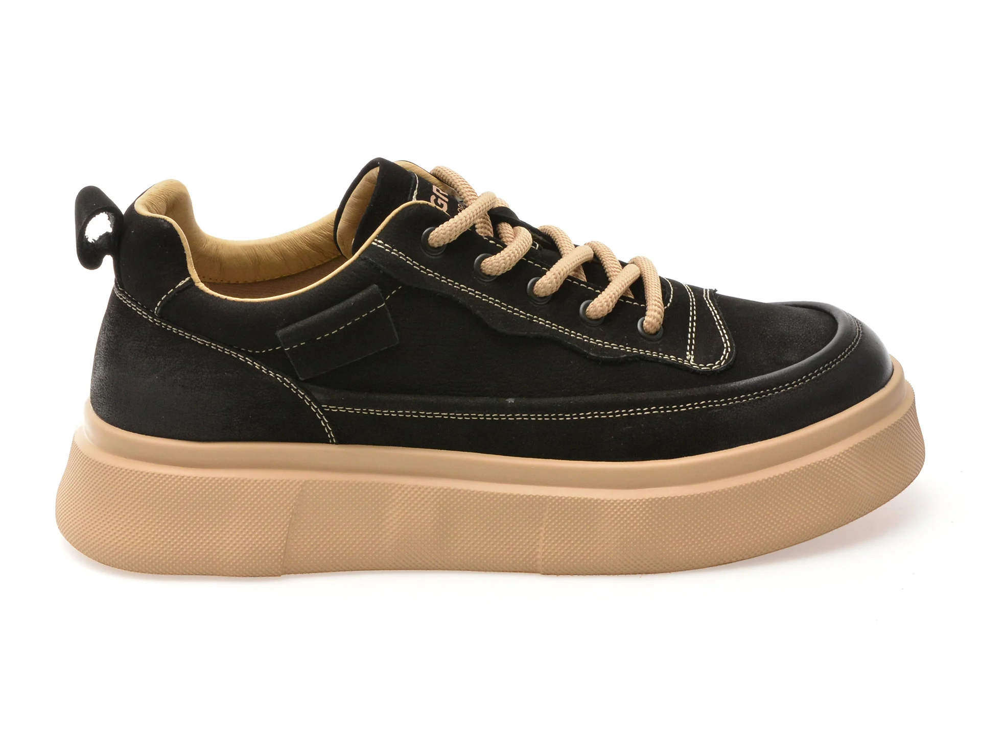 Pantofi sport GRYXX negri, 2090, din nabuc