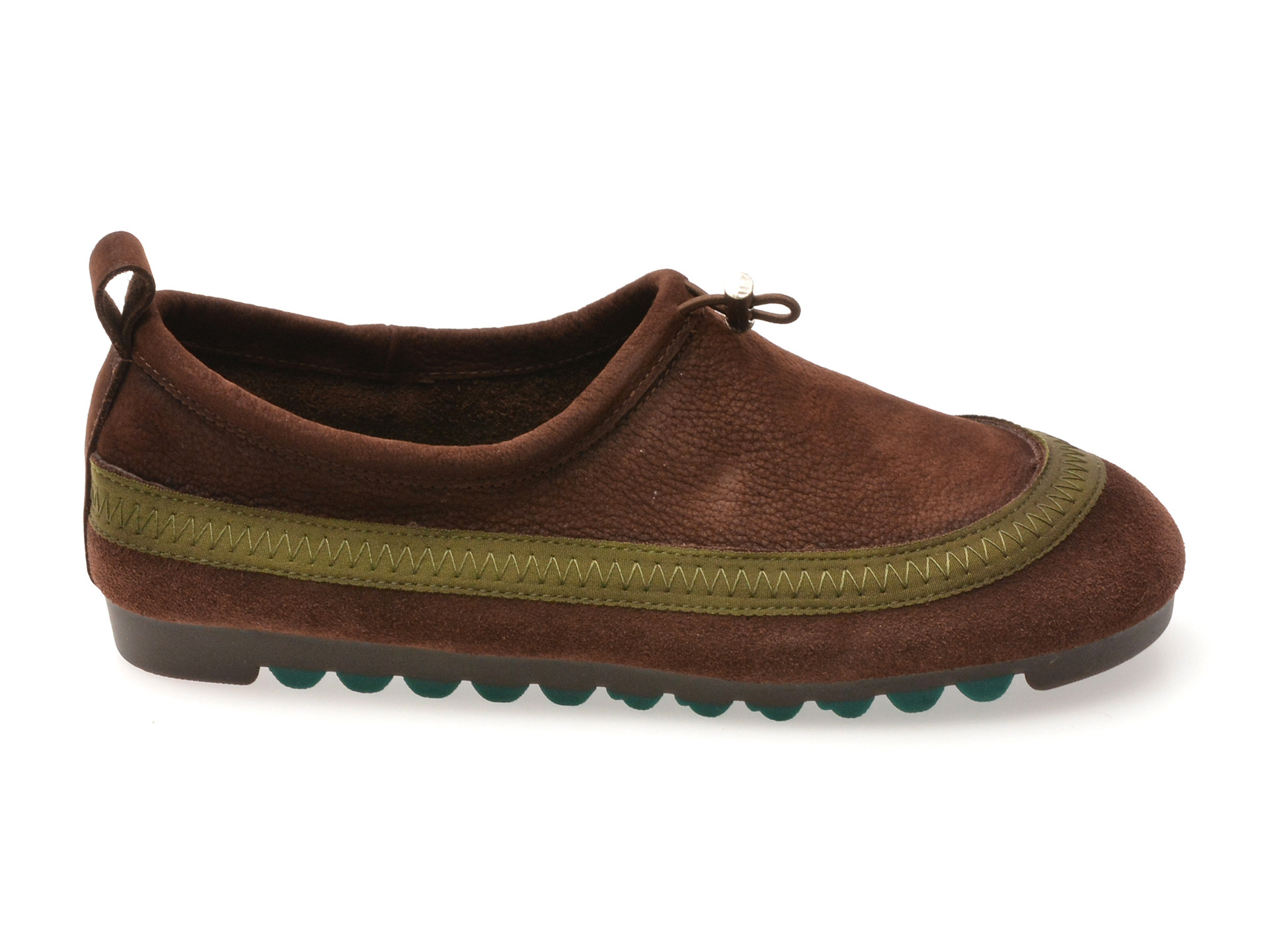 Pantofi GRYXX maro, 1968, din nabuc