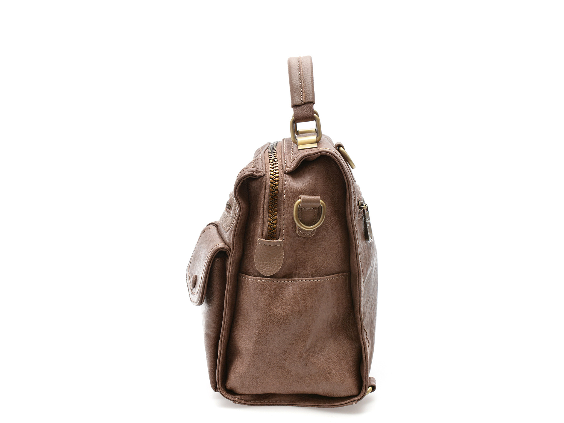 Geanta GRYXX gri, 7627, din piele ecologica