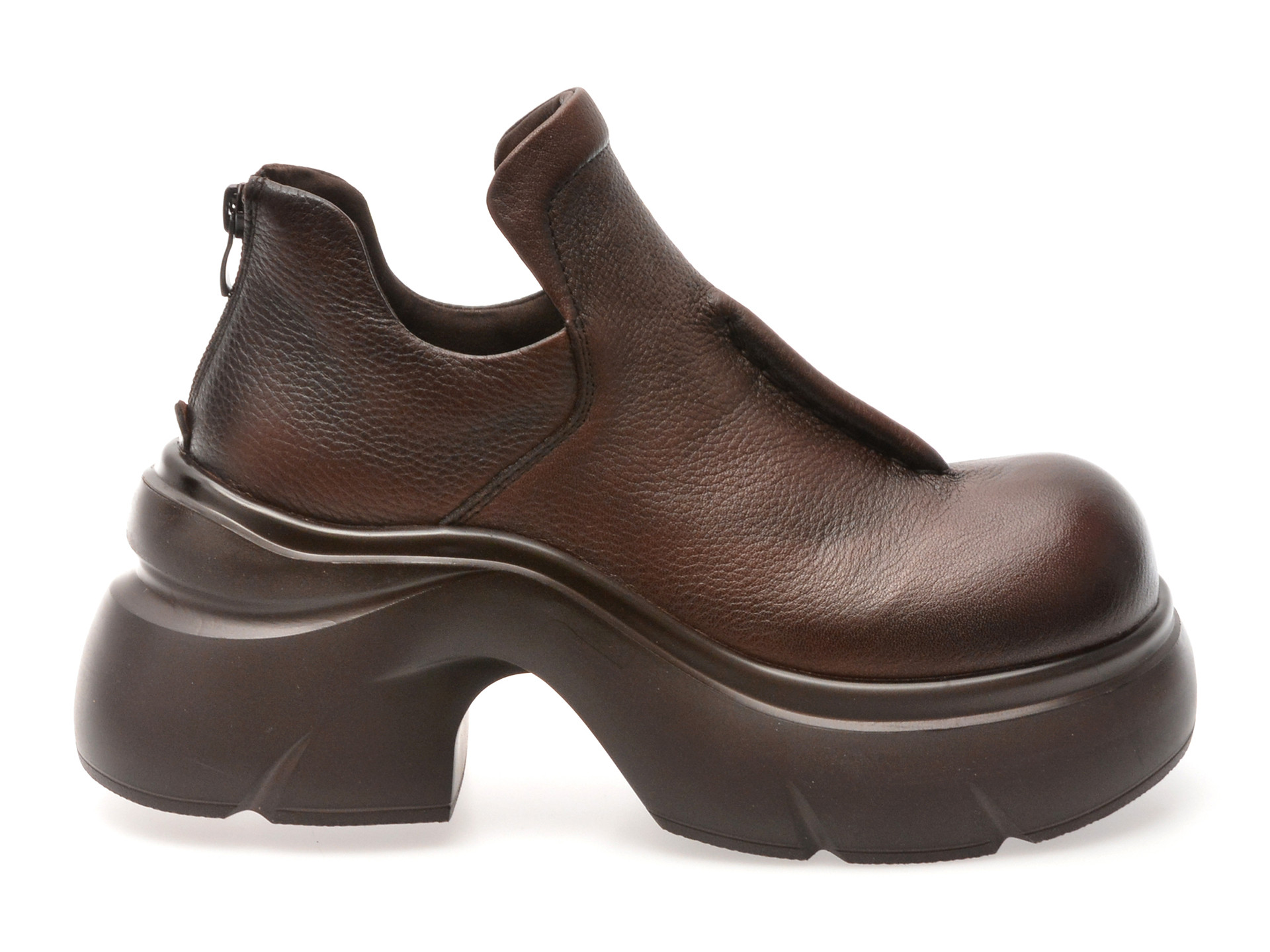 Ghete GRYXX maro, 2613, din piele naturala