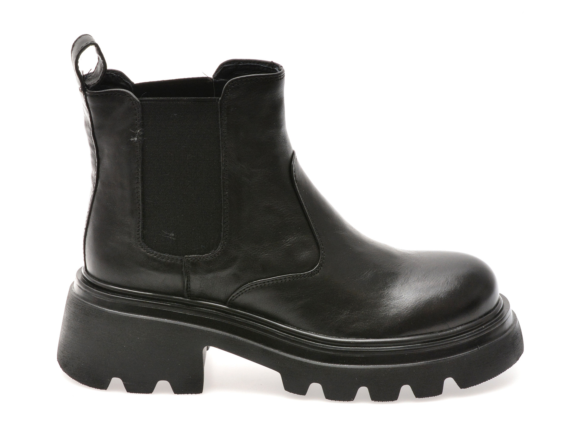 Ghete GRYXX negre, 38821, din piele naturala