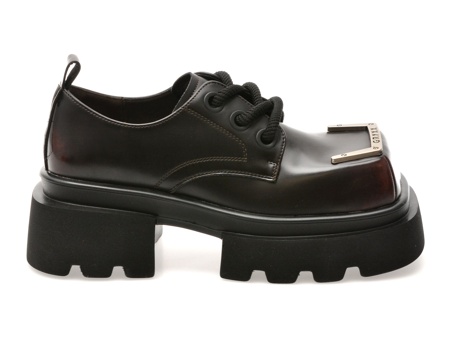 Pantofi GRYXX maro, 8502, din piele naturala