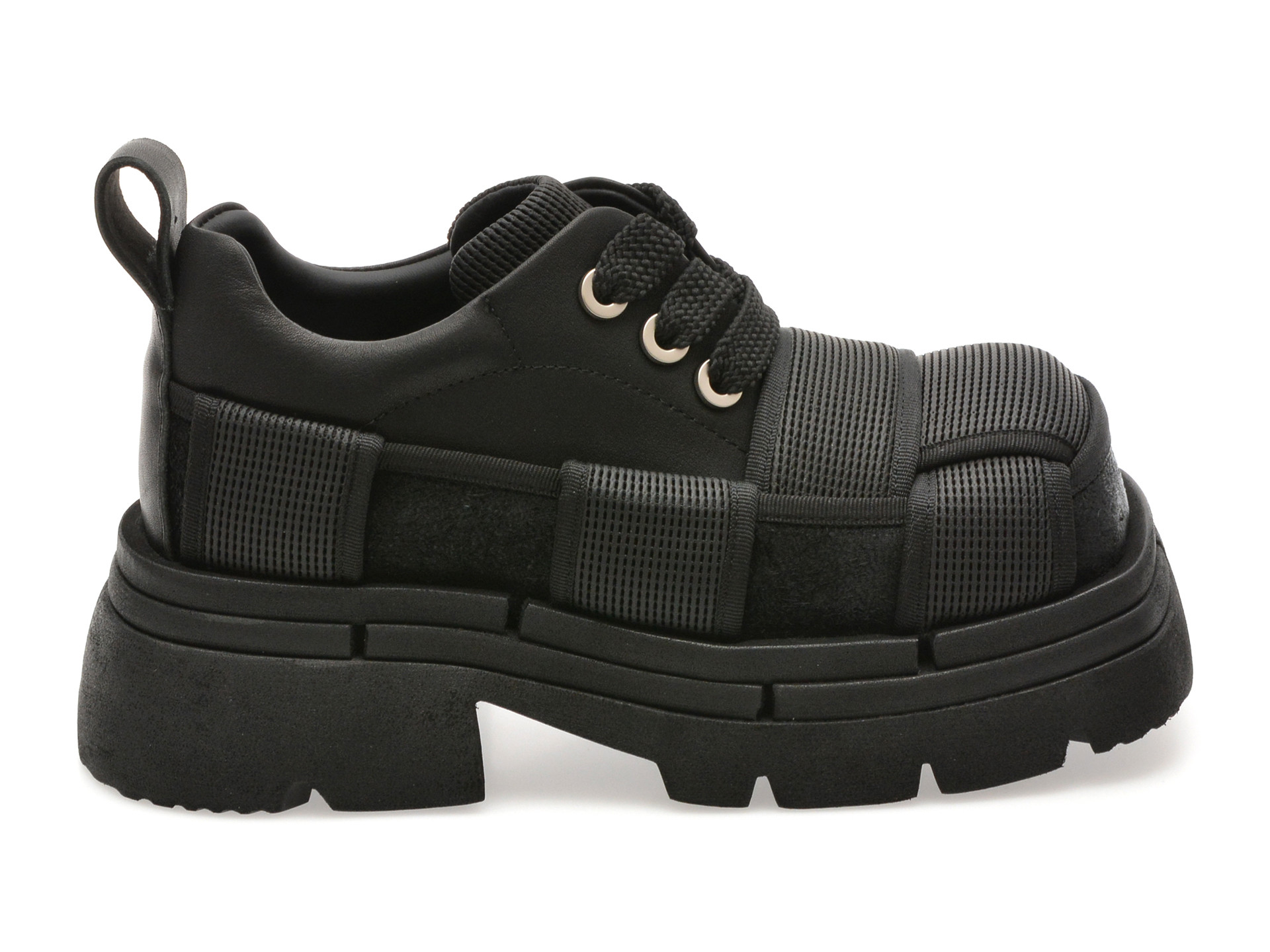 Pantofi sport GRYXX negri, 6882, din piele naturala