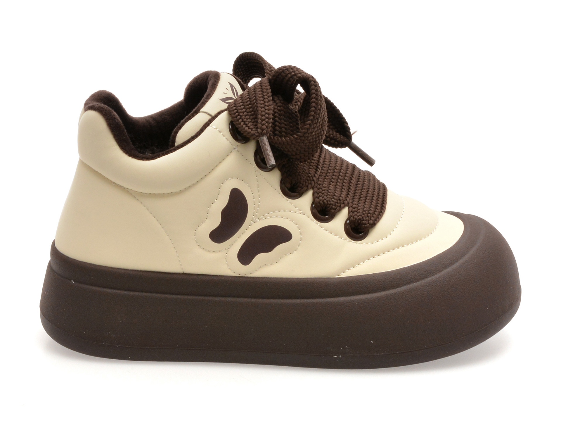 Ghete GRYXX bej, 8706, din piele ecologica