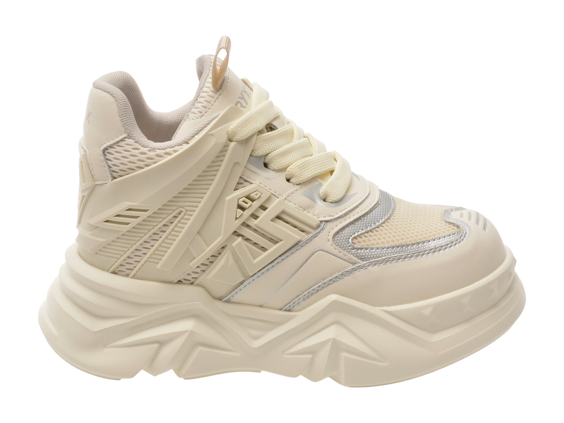 Pantofi sport GRYXX albi, 2901, din material textil