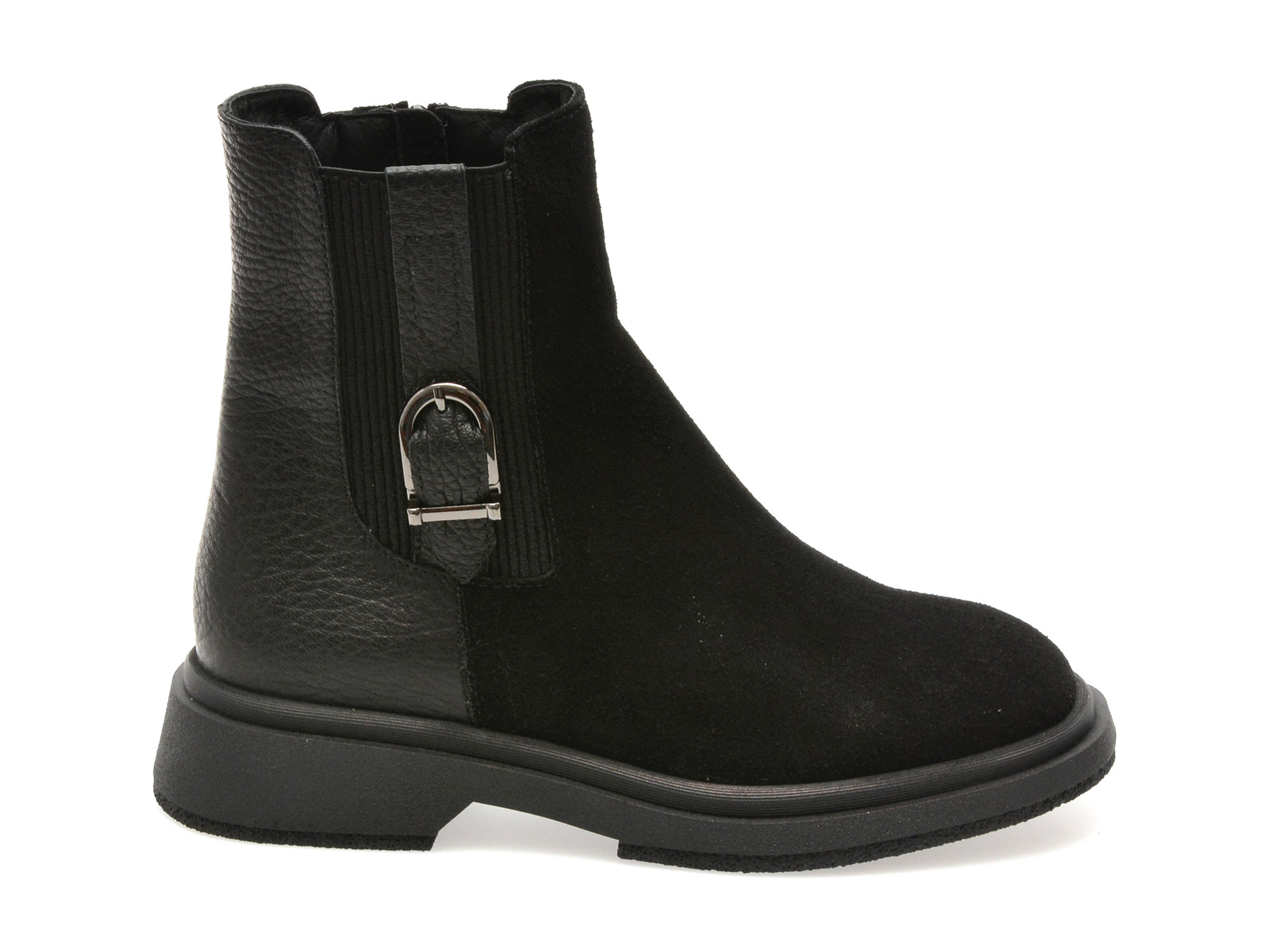 Ghete GRYXX negre, 1364531, din piele intoarsa