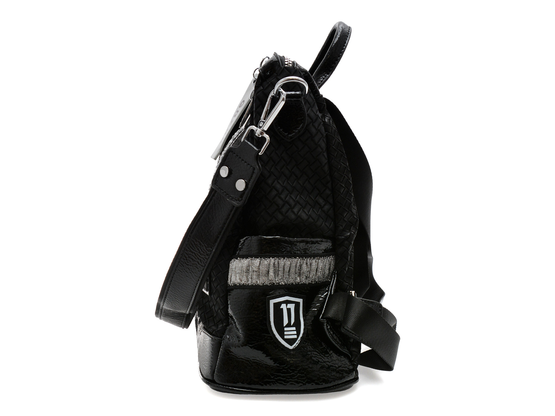 Geanta GRYXX neagra, 6410, din piele ecologica