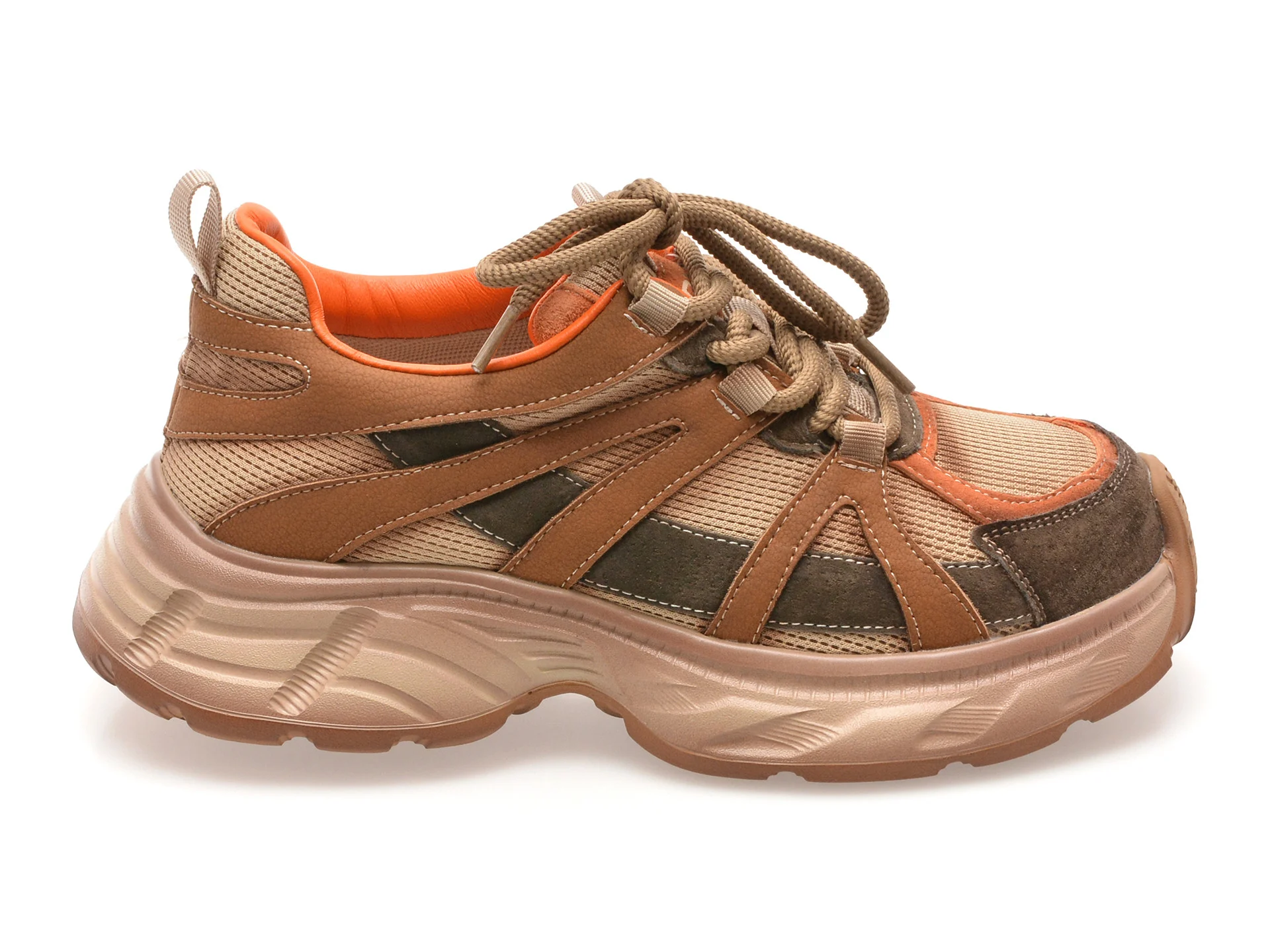 Pantofi sport GRYXX maro, 6928, din material textil