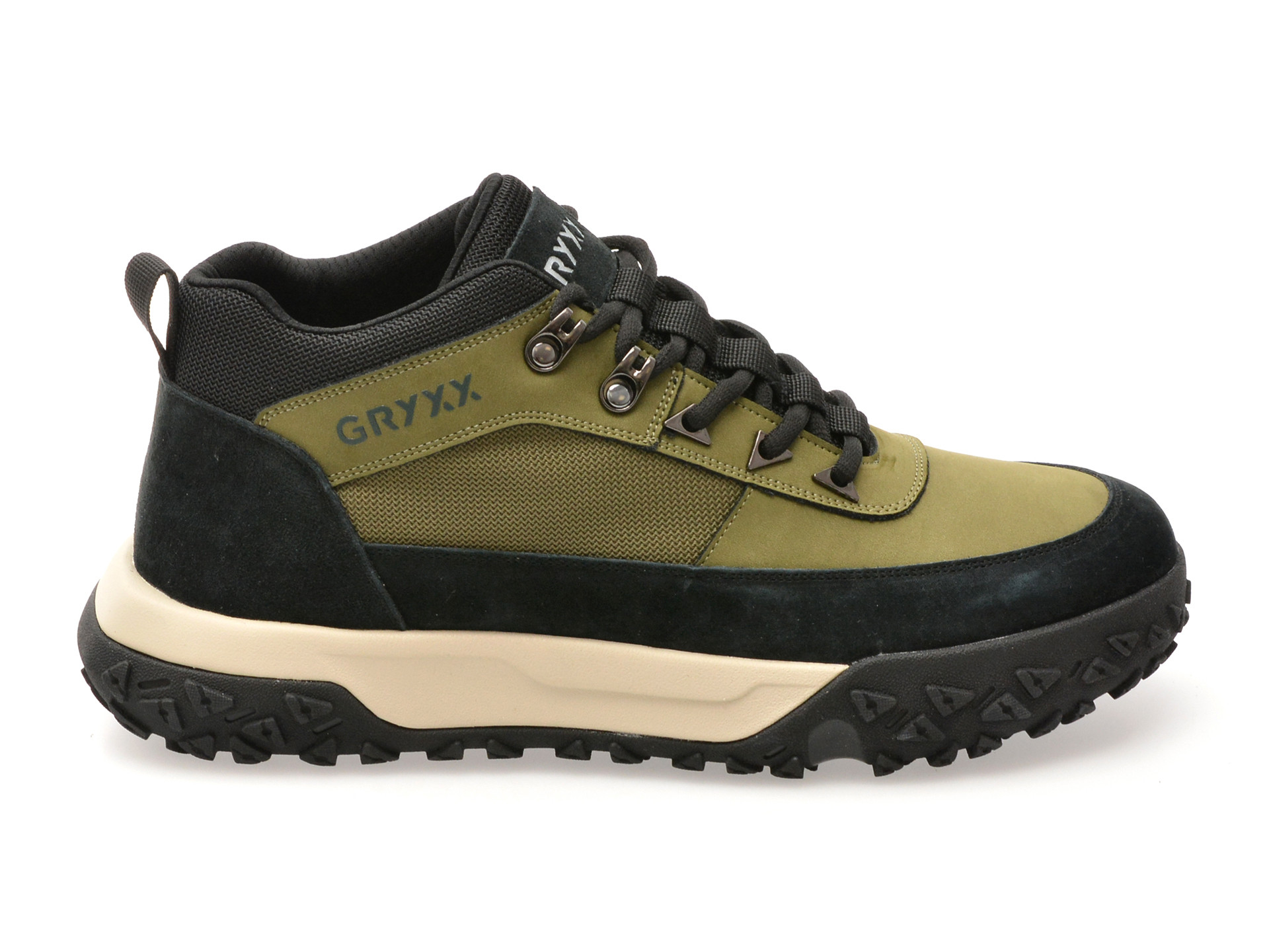 Ghete GRYXX verzi, 95526, din piele naturala