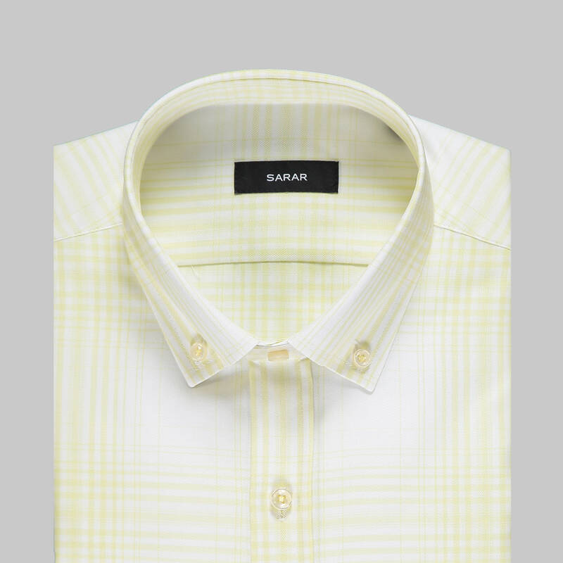 ELETA SLIMEO SARI GÖMLEK