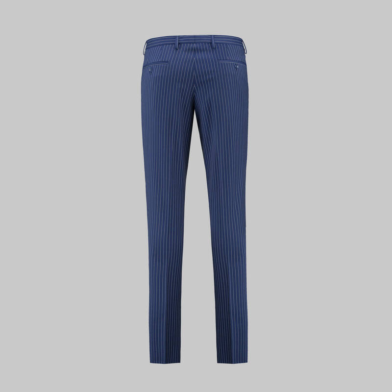 AMARA RESTA ÇİZGİLİ LACİVERT TAKIM ELBİSE