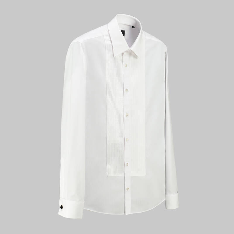 MISHEY BEYAZ SMOKİN GÖMLEK