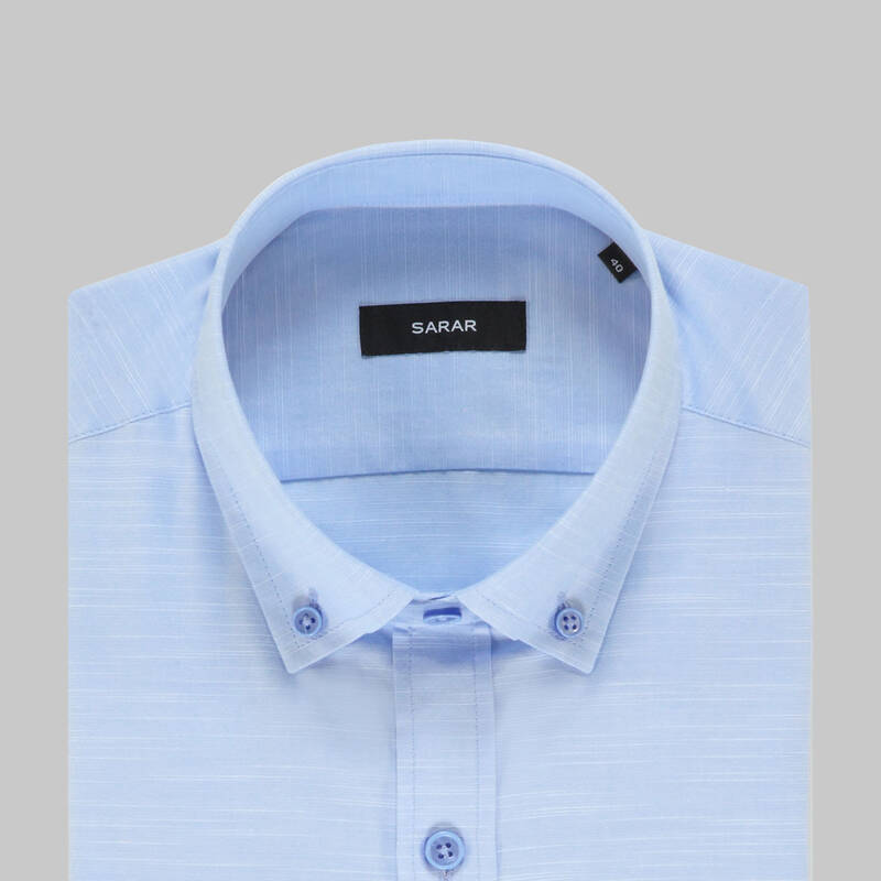 ELETA FDO SLIMEO MAVİ GÖMLEK