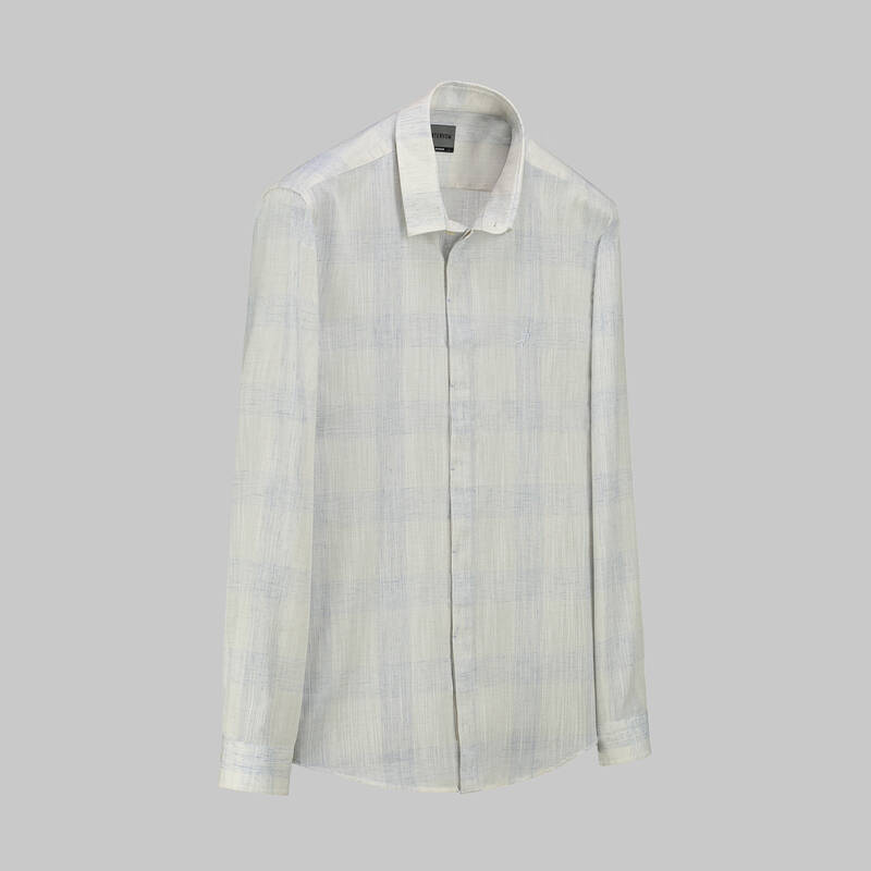 MINOR KARELİ MAVİ GÖMLEK