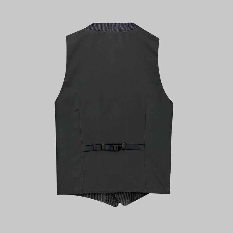 AMARA NASA RESTA YELEKLİ ÇİZGİLİ SİYAH TAKIM