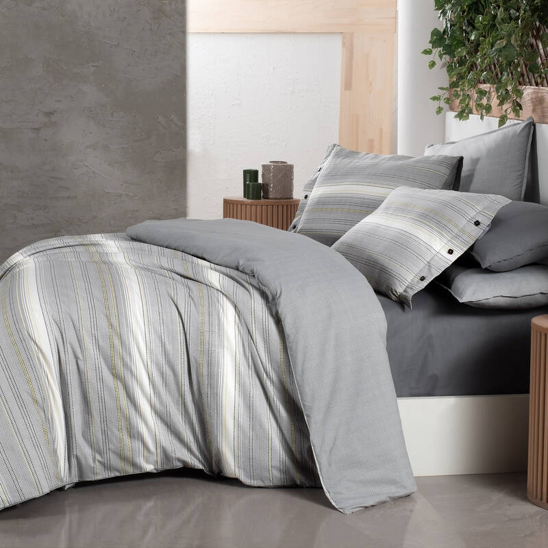 GRETA FANCY POPLIN ÇİFT KİŞİLİK NEVRESİM TAKIMI