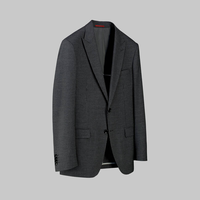 AMARA NASA RESTA YELEKLİ ÇİZGİLİ SİYAH TAKIM