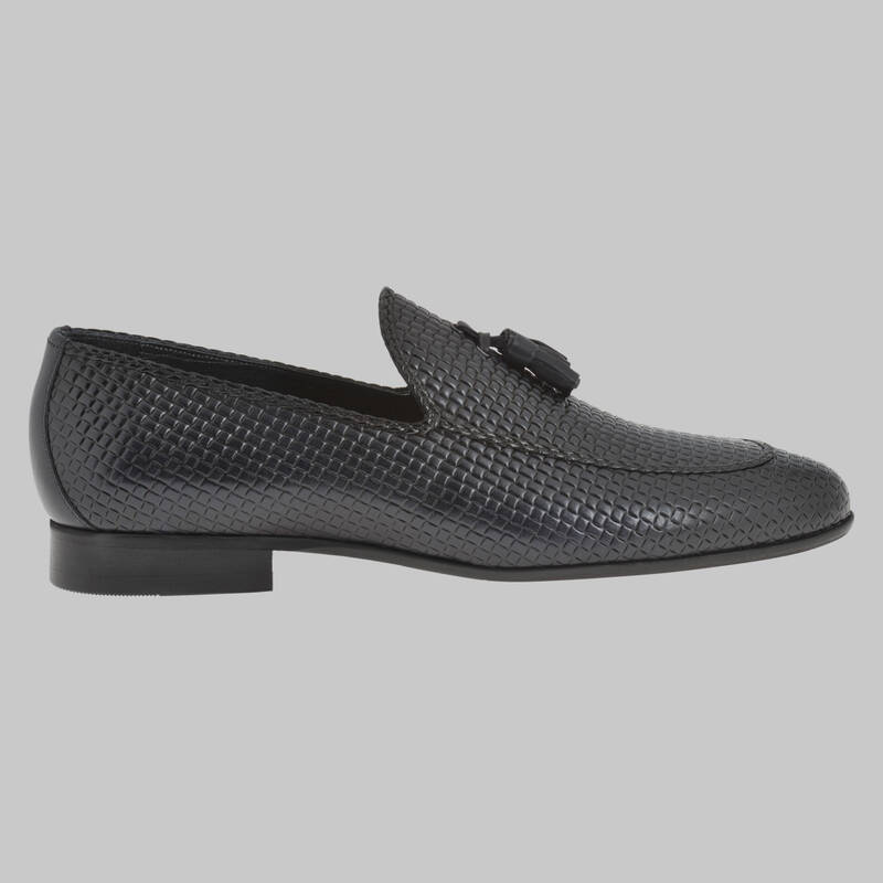 MICROLIGHT TABAN DESENLİ LACİVERT AYAKKABI