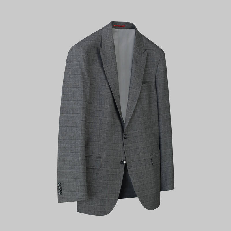 AMARA RESTA KARELİ KOYU GRİ TAKIM