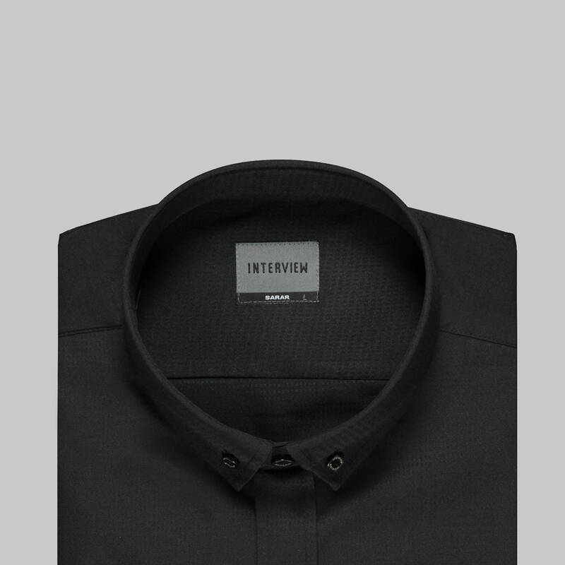 GOIAS UZUN KOL SİYAH GÖMLEK