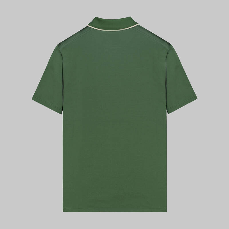 POLO YAKA CEP DETAYLI BORDO TİŞÖRT