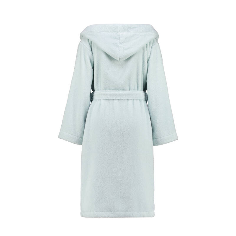 MICCO KAPUSONLU UNISEX BORNOZ BEJ