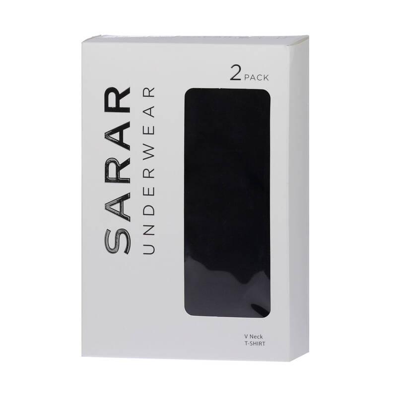 SİYAH V YAKA 2'Lİ FANİLA