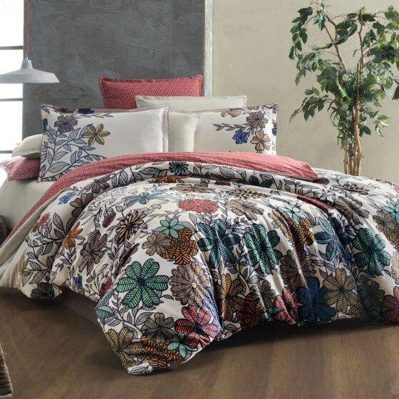 SARNIA FLANEL BEJ TEK KİŞİLİK NEVRESİM TAKIMI