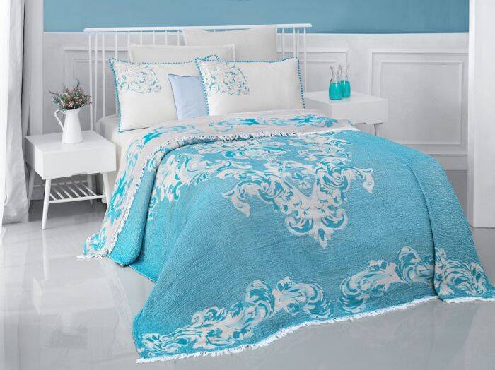 KEIRA KIRMIZI TEK KİŞİLİK PİKE TAKIMI