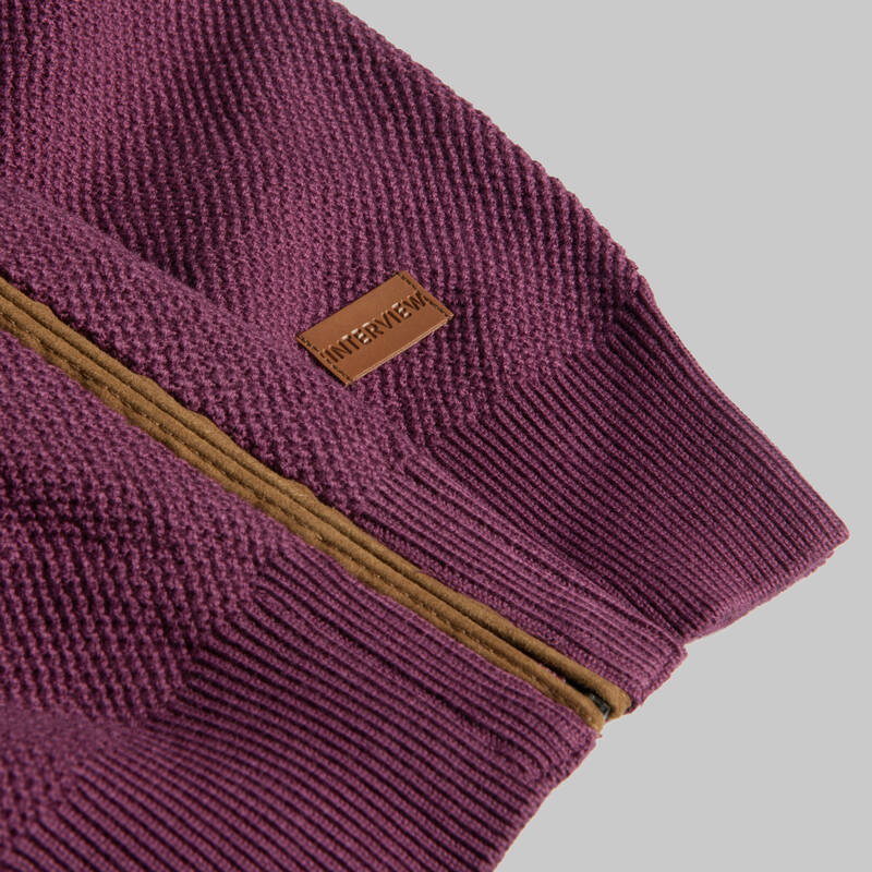 FERMUARLI TRİKO SİYAH HIRKA