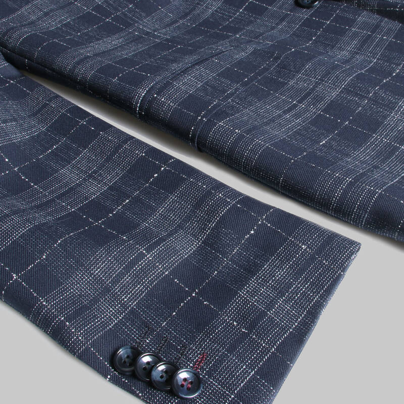 AMARA KARELİ LACİVERT CEKET