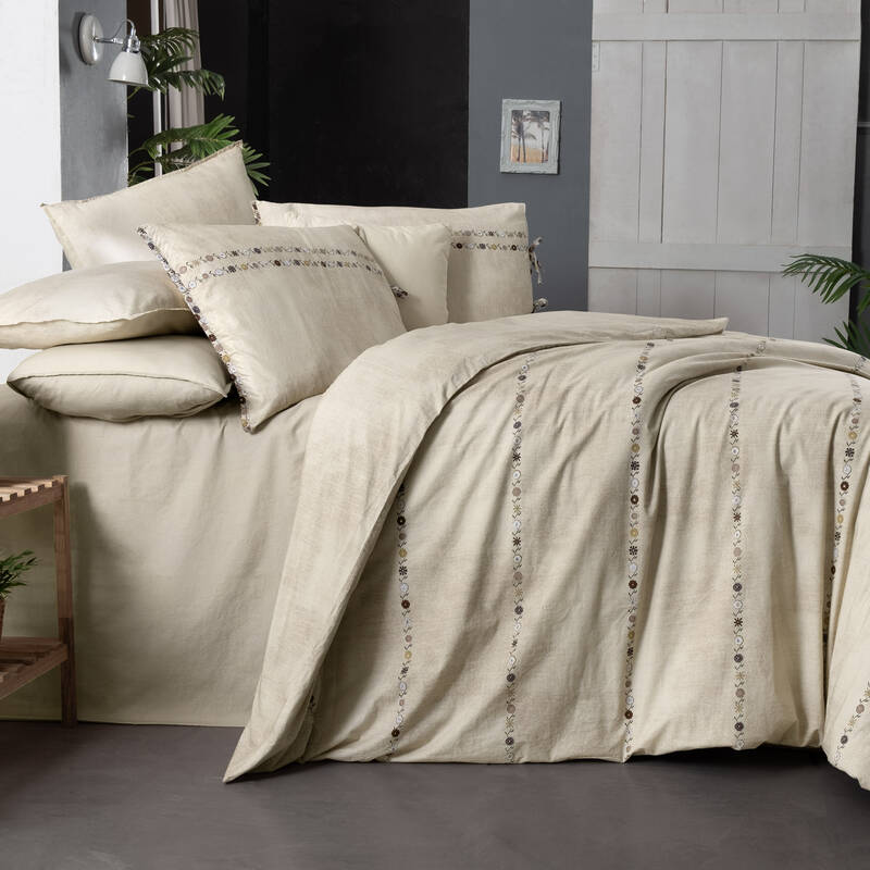 TANYA FANCY POPLIN KING SIZE NEVRESİM TAKIMI