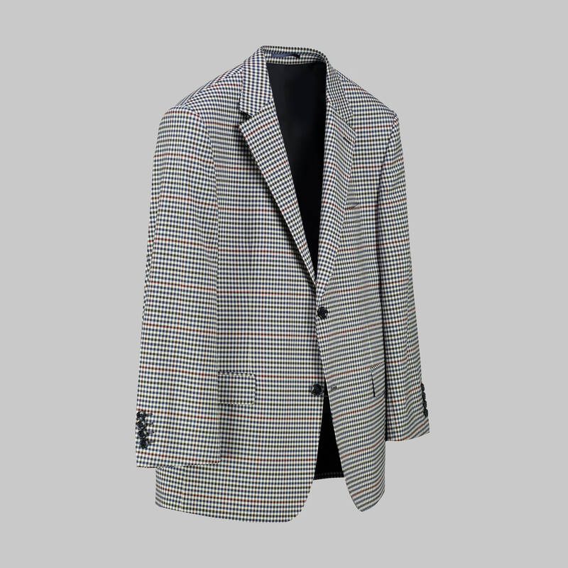 VARNA KARELİ AÇIK LACİVERT CEKET