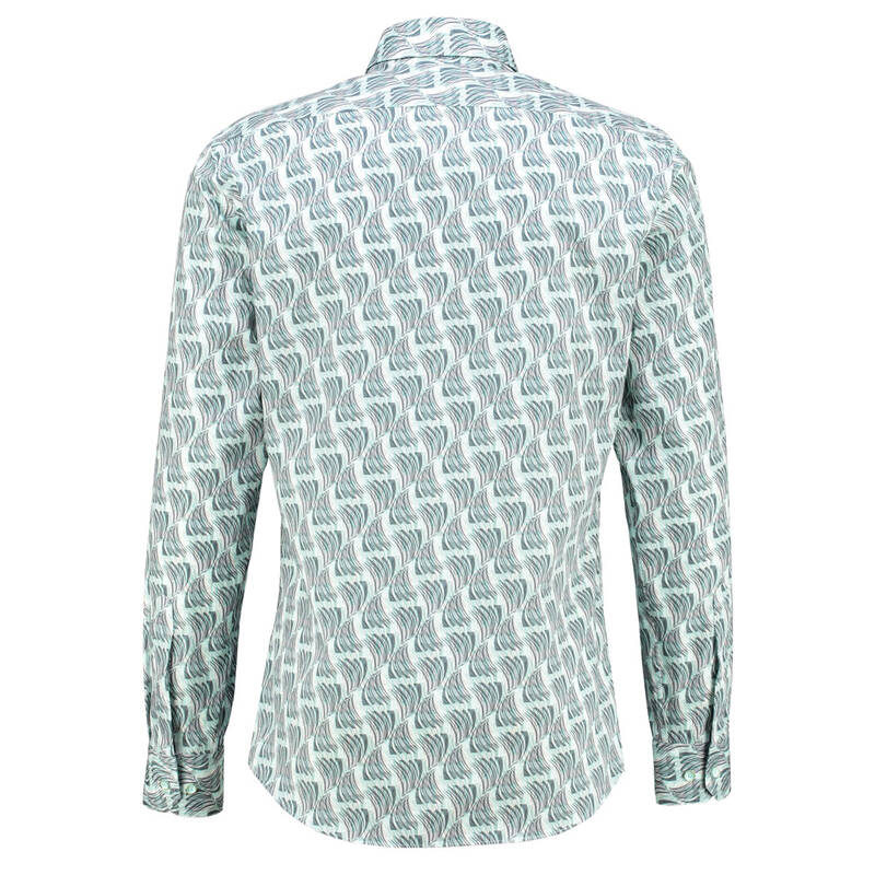 ELETA SLIM TURKUAZ GÖMLEK