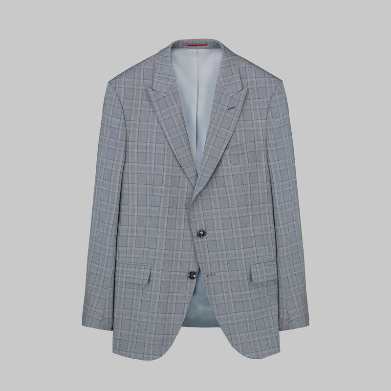 AMARA RESTA KARELİ KOYU GRİ TAKIM