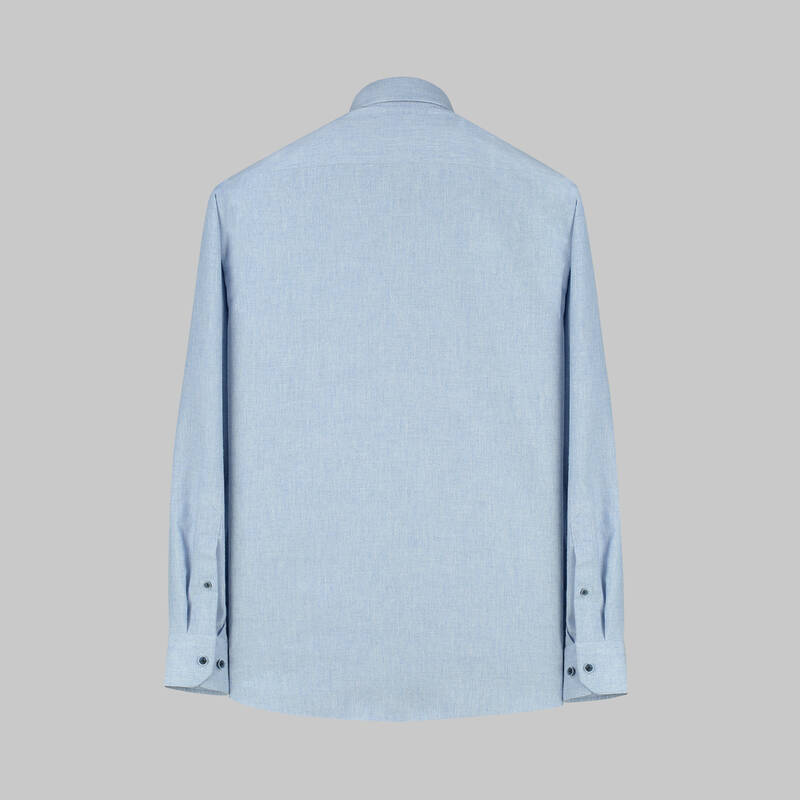 ELETA UZUN KOL BEJ KLASİK GÖMLEK