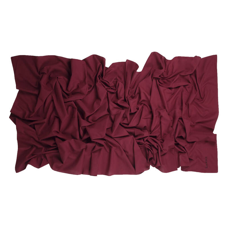 SİYAH PAMUK KETEN ŞAL