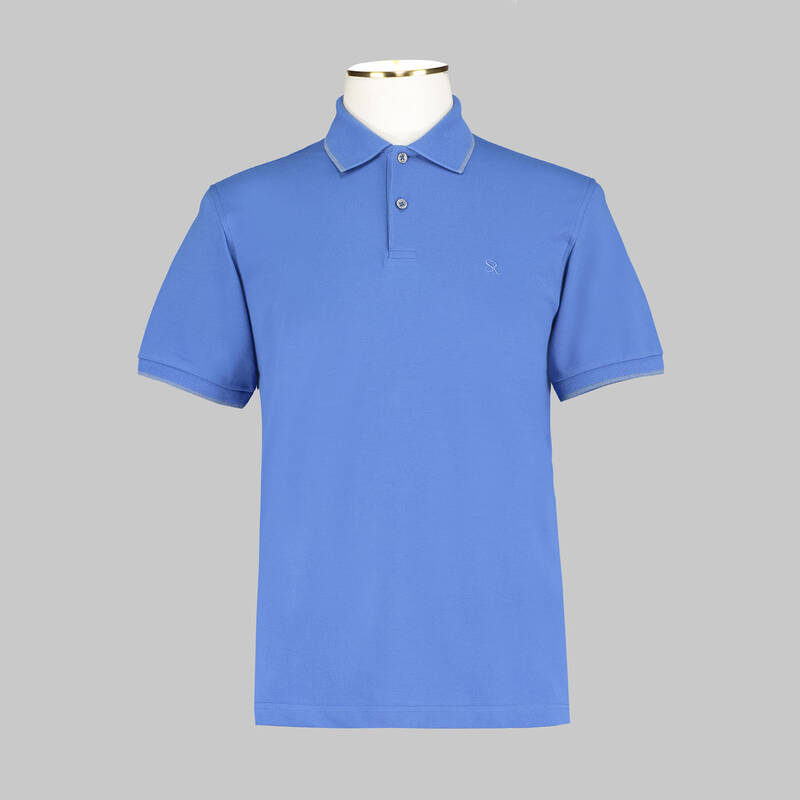 SARAR POLO YAKA KOYU MAVİ T-SHIRT