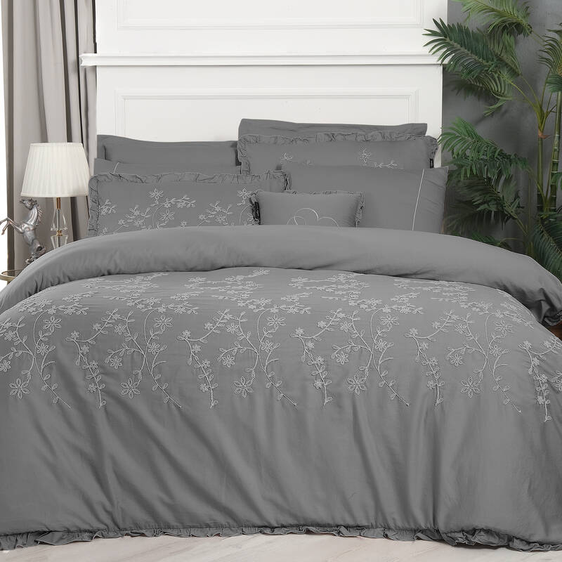 BUDA SATEN ÇİFT KİŞİLİK EKRU NEVRESİM TAKIMI