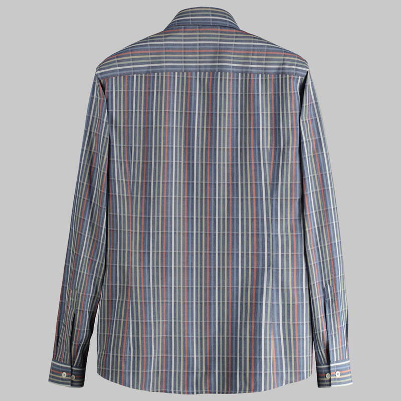 GOIAS SOHO ÇİZGİLİ LACİVERT GÖMLEK