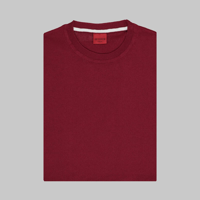 BİSİKLET YAKA BUZ MAVİSİ KISA KOL TRİKO