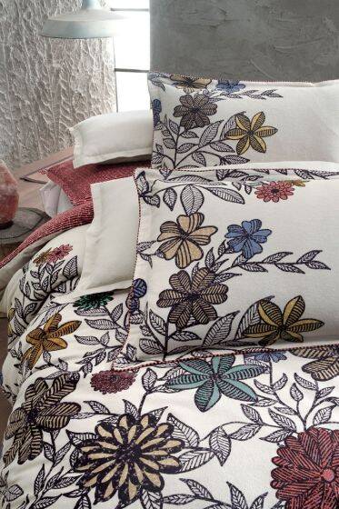 SARNIA FLANEL BEJ TEK KİŞİLİK NEVRESİM TAKIMI