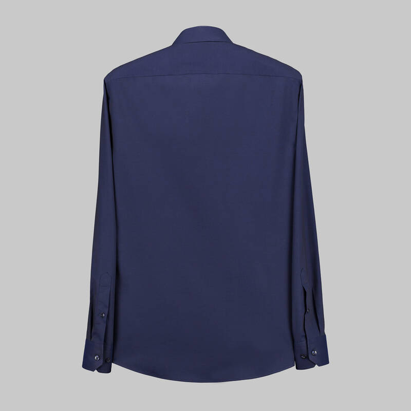 ELETA SLIMEO LACİVERT GÖMLEK