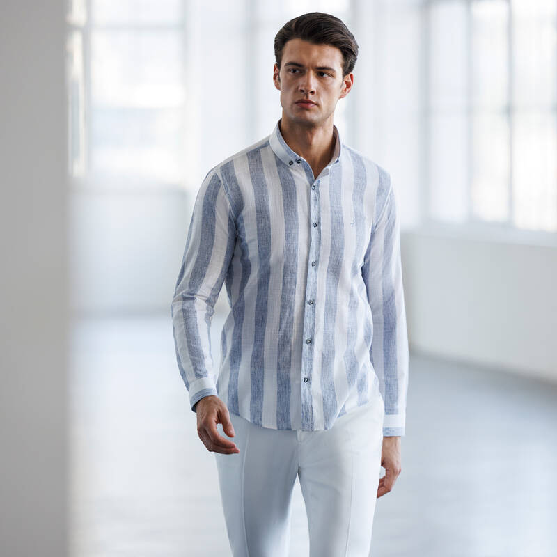 GOIAS SOHO UZUN KOL YEŞİL GÖMLEK