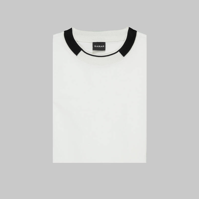 BİSİKLET YAKA KISA KOL BEYAZ TRİKO